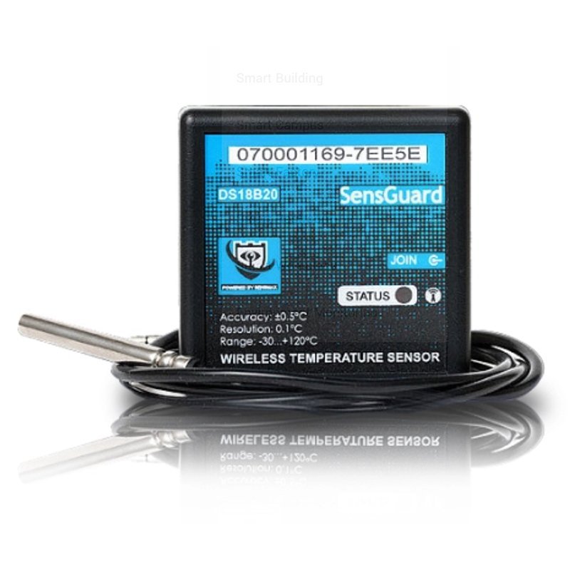 Wireless temperature sensor with probe SensGuard PT100