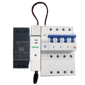 Netvox – RP02RH3PNL-Wireless 3P+N Miniature Circuit Breaker with Power Meter and Leak Detection